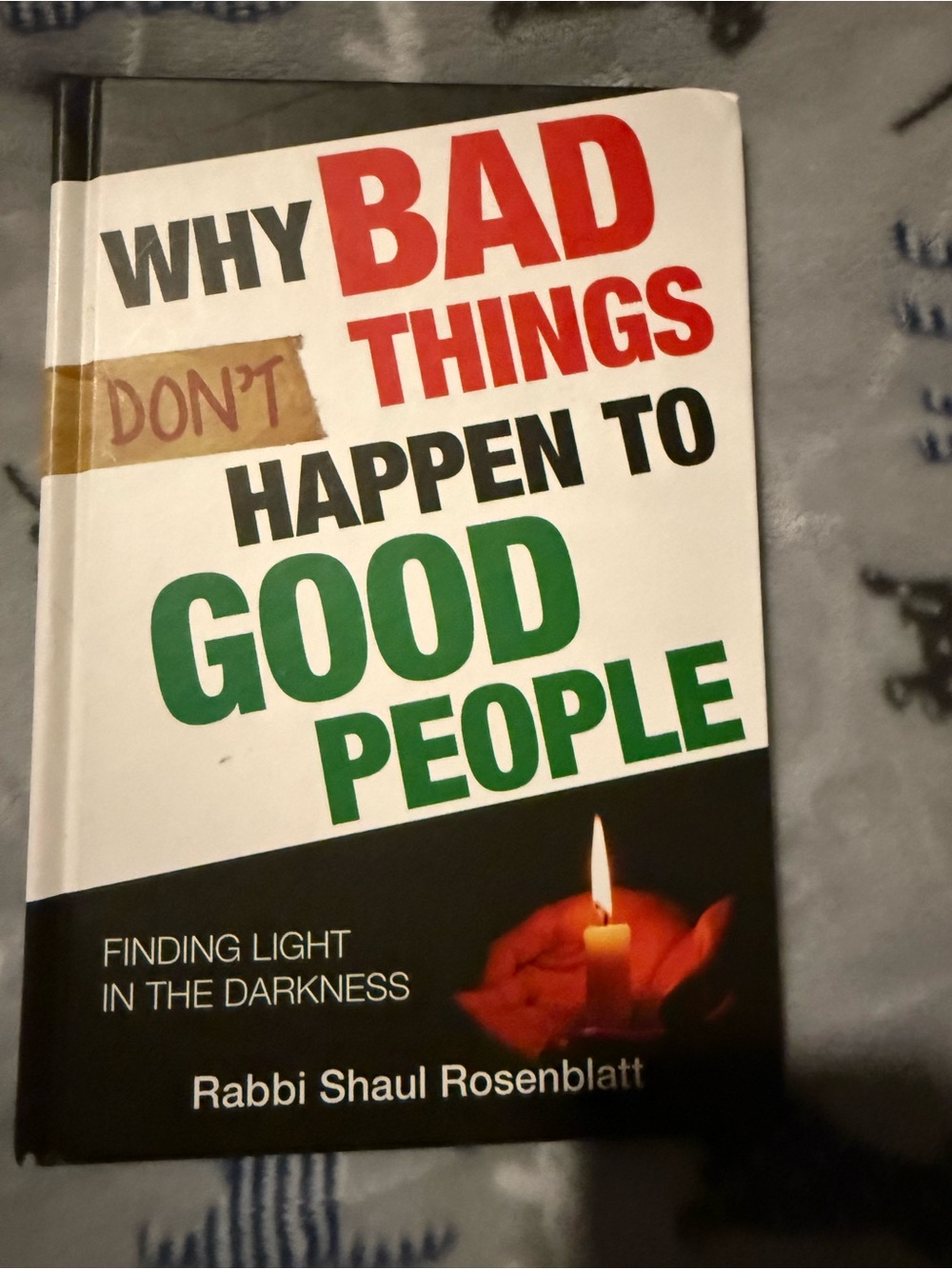 Why Bad Things Don't Happen to Good People - White, Red, Green Cover